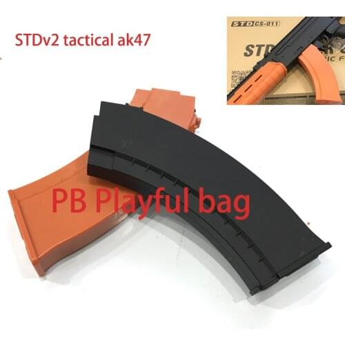 Outdoor sports tactical competition CS hobby DIY accessories STDV2 AK47 original magazine gel ball gun ID21