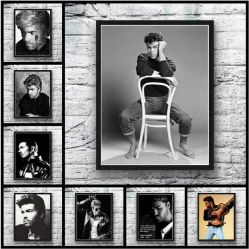 Music Singer George Michael Diamond Art Painting Full Drill Cross Stitch Kits Rhinestone Mosaic 5D DIY Embroidery Home Decor