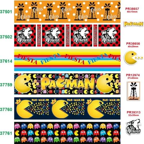 Free shipping 50 yard cartoon printed grosgrain ribbon 37501