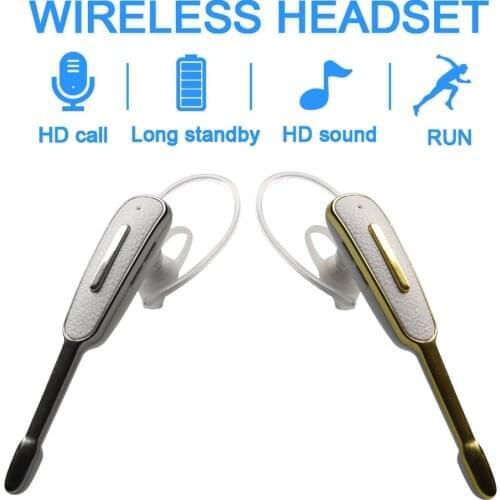 Handsfree Earhook Earphone Wireless Bluetooth Sport Driving Headset Bass HiFi Stereo Music Earbud MIC For iPhone Huawei Xiaomi