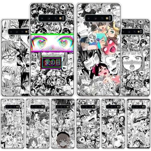 Anime Girl Cartoon Japan Cute Faces Phone Case For Samsung Galaxy A51 A71 A70S A50S A30S A10 A20E A40 A41 A01 A21 A6 A7 A8 A9 Sh