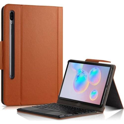 Magnetic PU Leather Cover Smart Bluetooth Detachable Keyboard For Samsung Galaxy Tab S6 10.5 2019 T860 T865 SM-T860 Tablet Funda