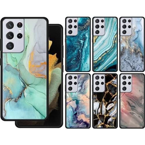 Colorfull marble Case For Samsung Galaxy S21 S20 UltrA S21 S20 FE S10 S9 S8 Plus S7 Edge S10Lite S10e Shell Cover Silicone