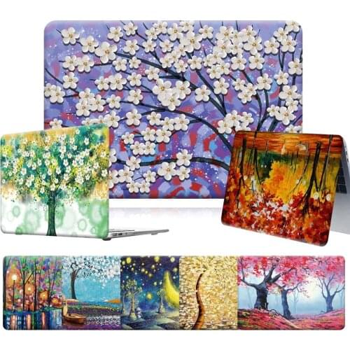 Laptop Hard Case Shell Cover for MacBook Air Pro Retina 11 / 12 / 13 / 15" Laptop Anti-fall Rubberized Protective Shell
