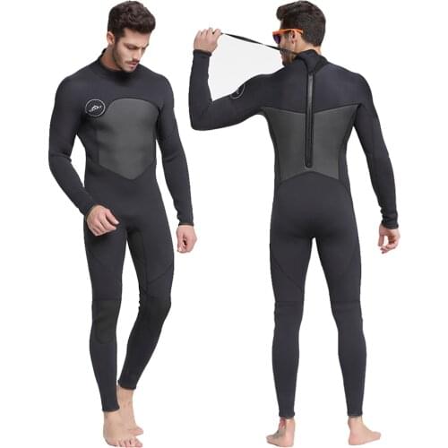 Wetsuit Men Neoprene 3mm Windsurf Kitesurf Diving Suit Underwater Gun Surf Scuba Spearfishing Diving Underwater Fishing Wet Suit
