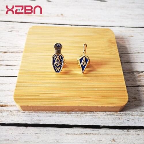 Masonic Lapel Pins Badge Mason Freemason B24 Miniature Trowel