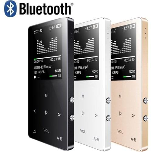 Mahdi HIFI Lossless Bluetooth MP3 Player Recorder FM Video E-book 8GB Radio Sport Wireless Music Player Support OTG Link