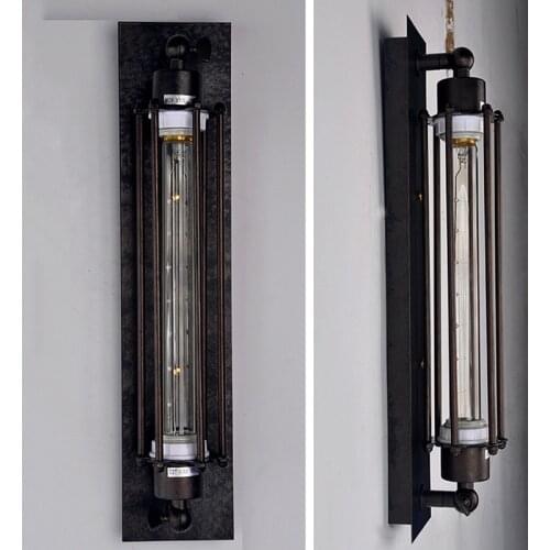 Industrial Wall Sconces Wire Cage Wall Sconce Lamps Black / Rust Vintage Light Fixtures for Bar, Bedroom, Corridor, Restaurant