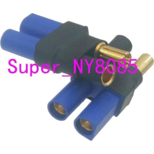 No Wires Connector: EC5 Female to 5.5MM Bullet Lipo Turnigy Battery Adapter