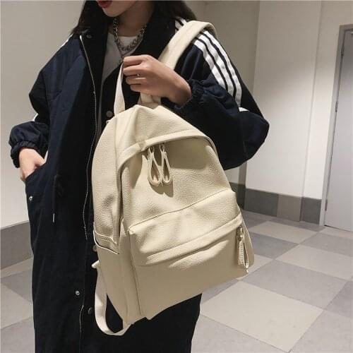 Luxury Designer Women Travel Backpack High Quality Soft PU Leather Women Backpack Fashion Girls School Backpack Women Backpack