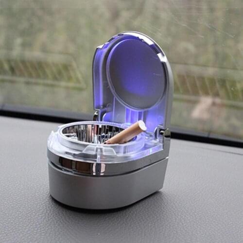 Detachable Car Vehicle Cigarettes Ashtray Smoke Ash Holder Cup with LED Light 2020