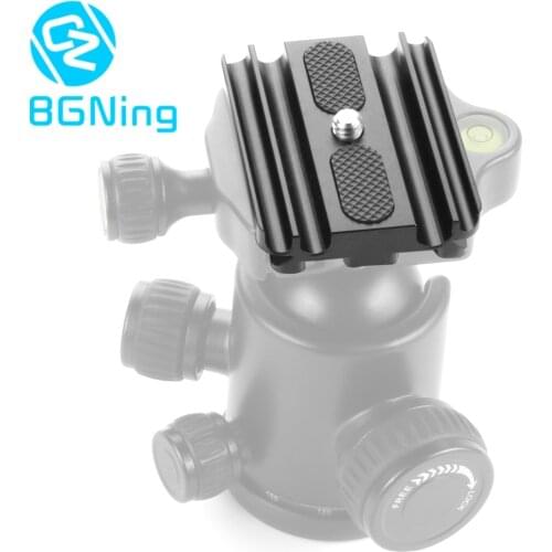 DSLR Camera Tripod Quick Release Plate Mount Cable Winder Clip Adapter Board Base for Ball Head Gimbal with 1/4 3/8 Screw Hole