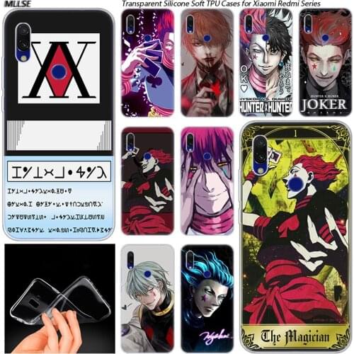 Anime hunter x hunter Hot Silicone Case for Xiaomi Redmi K20 7 7A 5 5Plus 6 6A S2 Note 8 7 6 5 Pro Fashion Cover