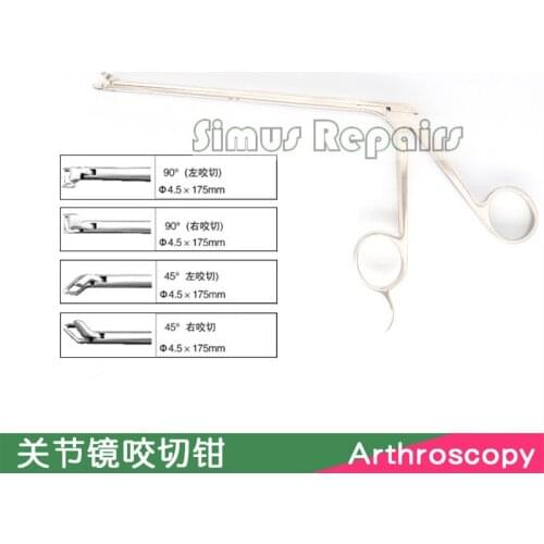 Arthroscopy Instruments Arthroscopy Blue Pliers Arthroscopy Basket Pliers Joint Meniscus Bite Cutting Pliers Arthroscopy