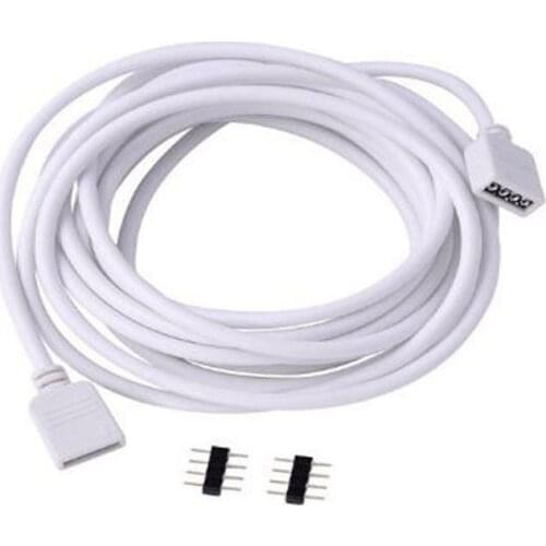 2.5M RGB LED Strip Light Extension Cable 4Pin Connector Wire Power Adapter