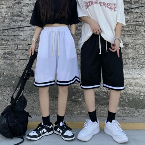 WomenS Sports Pants Summer Youth MenS And WomenS Basketball Pants Sports Jogging Pants Streetwear Loose Casual Short Pants