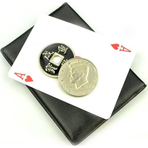 1 Set Lethal Tender Coin Magic Tricks Mental Ancient Coins Magic Gimmick Coins Transposition Accessory Close Up Magic Props