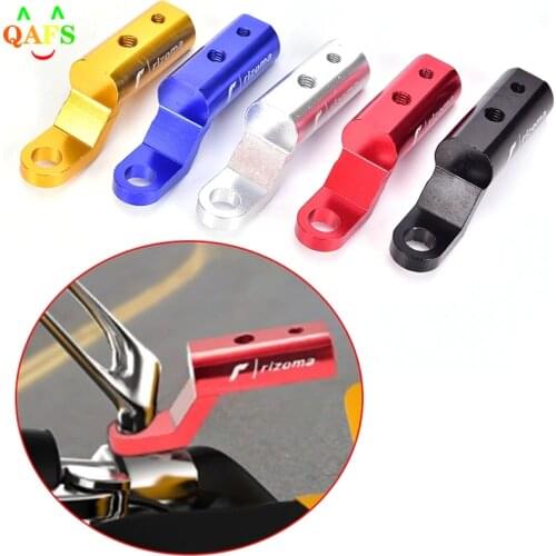 1Pc Motowolf Motorcycle Rearview Mirror Expander Bracket Universal Adapter Holder Mount