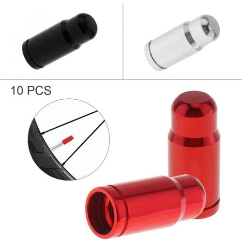 10pcs! Ultralight Aluminum Alloy Presta Valve Cap Bike Wheel Tire Covered Protector Valve for Bicycle