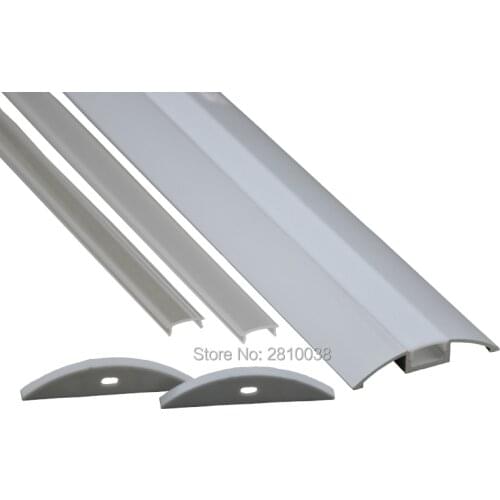 10 X 1M Sets/Lot Super Flat Recessed LED strip profile and aluminum extruded channel profile for Kitchen or Cabinet lights