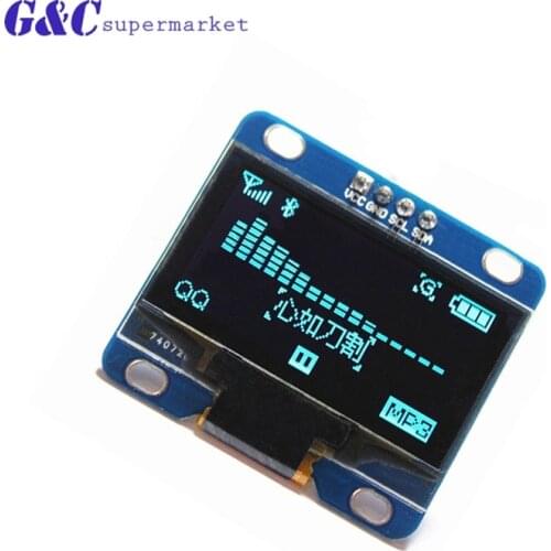 2PCS White 1.3" I2C IIC 128X64 OLED LCD Display Module STM32/AVR diy electronics