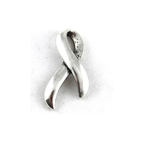 225PCS Tibetan silver ribbon charm 32mm A12788
