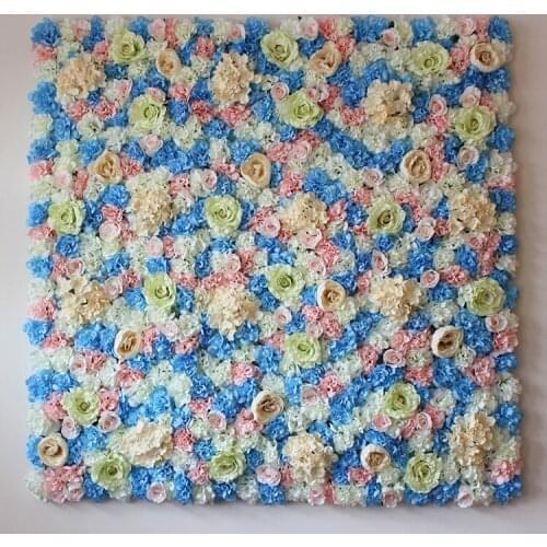 40cm*60cm colorful Artificial flower wall wedding decoration flower backdrop 10pcs/lot