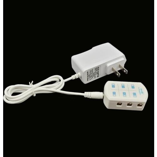 3V/12V AC/DC Adapter Power Supply with 6 ports output 3V/12V DC Railway Layout/Railroad Layout/Train Sand Table Layout Diorama