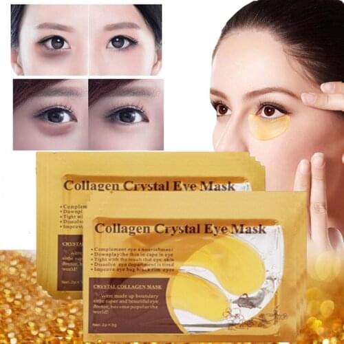 Anti-aging Dark Circles Eye Mask Collagen Crystal Eye Mask Wrinkle Whitening Moisturizing Beauty Face Mask Cosmetics Care Tool