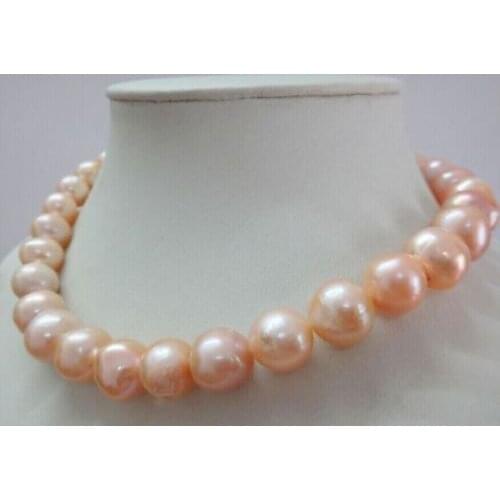 Free >>>>6-10mm natural south seas pink kasumi pearl necklace 17inch new
