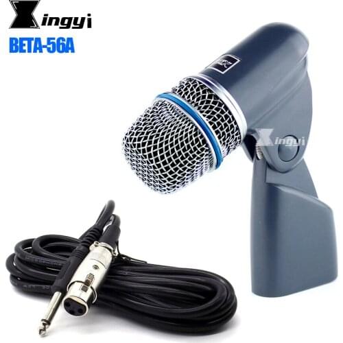 BETA56A BETA 56A Professional Wired Dynamic Instrument Microphone For Brass Kick Drum Toms Snare Sax Bass Amplifier Percussion