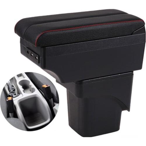 For Ford Focus 2 Mk2 Armrest box central Store content box with USB interface