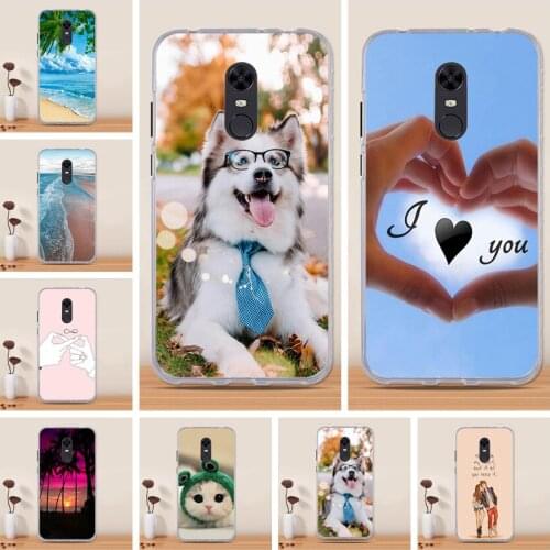 For Xiaomi Redmi 5 Plus Case Silicone Phone Case For Xiaomi Redmi 5 Plus 5.99" Cover Cartoon Coque For Xiaomi Redmi 5 Plus Funda