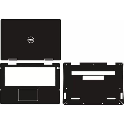 Laptop Carbon fiber Vinyl Skin Sticker Cover For Dell Inspiron 14-5482/14-5491 2-in-1