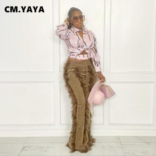 Женские вельветовые брюки CM.YAYA China At AliExpress