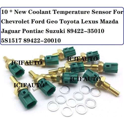 New Coolant Temperature Sensor For Chevrolet Ford Geo Toyota Lexus Mazda Jaguar Pontiac Suzuki 89422-35010 5S1517 89422-20010