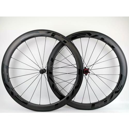 EVO 700C 50mm Depth Road Bike Carbon Fiber Wheels 25mm Width Clincher/Tubular Bicycle Carbon Wheelset UD matte finish