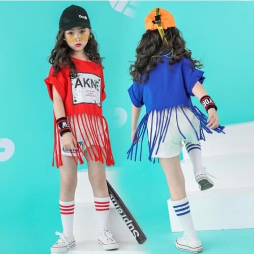 Girls Two Piece Set Children Crop Tops And Harem Pants Kids Hip Hop Dance Clothes For Girls Jazz Dance Costume 6 8 10 12 14 Year