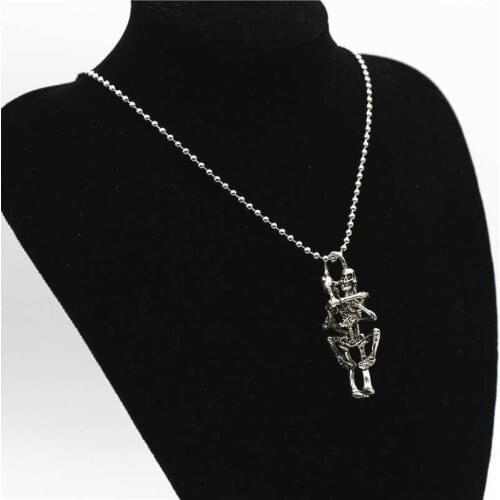 Hot 1Pc Punk Retro Eternal Lovers Hug Unique Skulls Pendant Alloy Chains Necklace Jewelry Gift