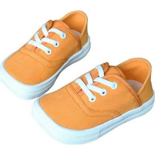 Loafers canvas shoes for children breathable kids sneakers for boys girls casual shoes non-slip candy colors breathable sneakers