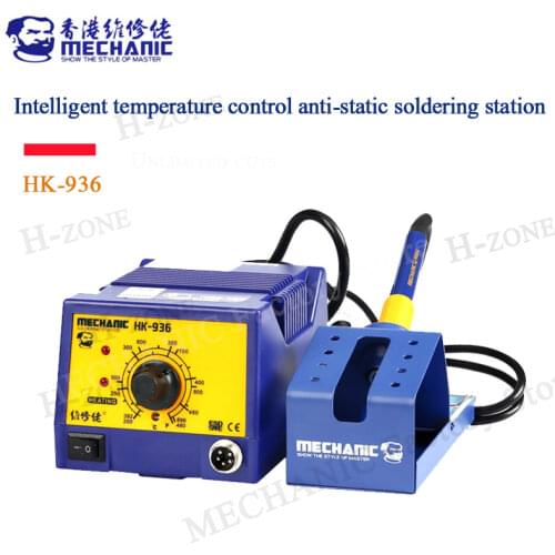 MECHANIC HK-936 constant temperature welding iron rework station, used for mobile phone BGA SMD PCB IC repair welding tool