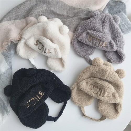 Cute Infant Hats Toddler Girl Boy Bear Hat Baby Infant Winter Warm Hat Beanie Cap for Children Kids Winter Accessories for Kids