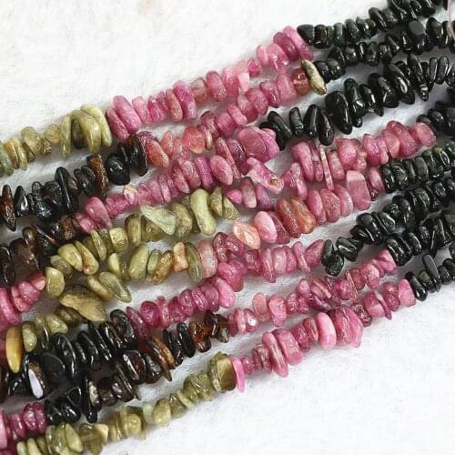 Fashion multicolor stone 5x7mm newly Irregular gravel beads diy beautiful jewelry 15" B526