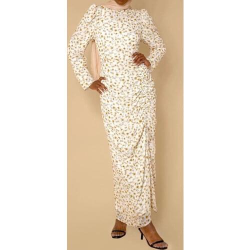 Muslim Dress Turkish India Party Basic Embroidered Abaya Duabi Arabic Vestidos Moroccon Kaftan Islamic Party Gown Robe Vestidos