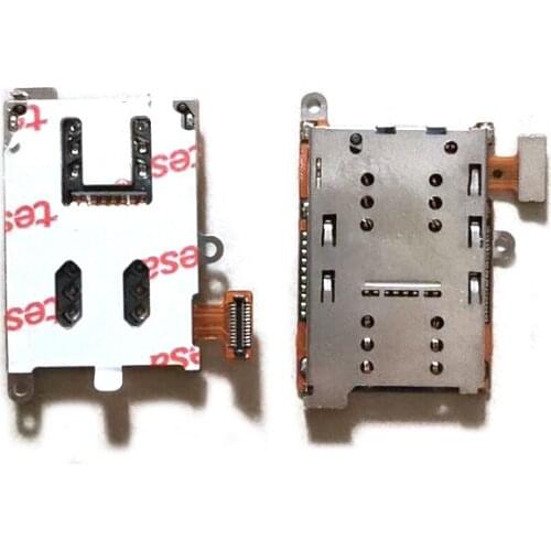 New For Lenovo PHAB PB1-750 PB1-750N Sim Card Reader Tray Socket Slot Holder Flex Cable