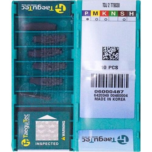 Original TDJ2 TT9030 Carbide Inserts Milling Insert Lathe CNC Tools For Turning Insert