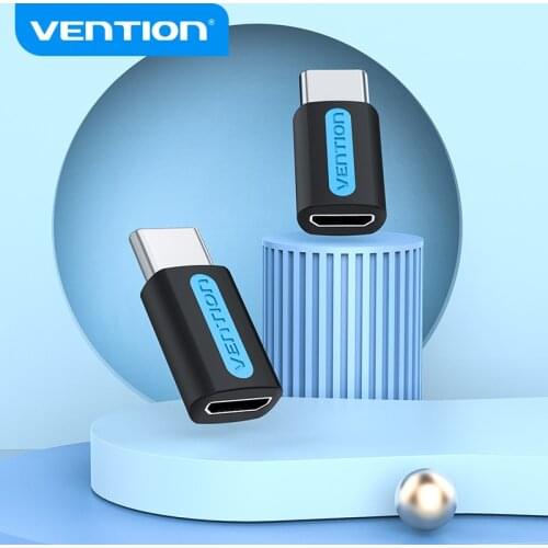 Vention USB Type C OTG Adapter Micro USB to Type-C Adapter Charging Cable Converter for Xiaomi mi 9 10 Huawei P30 Pro Oneplus 7