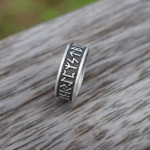 Viking rune ring nordic runes and meaning rune ring viking runic jewelry SanLan jewelry