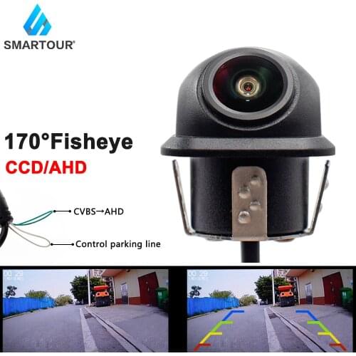 Smartour Car fisheye 170 degree wide angle reversing camera starlight night vision rear view backup camera