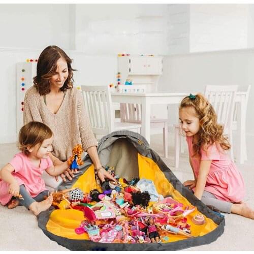 1pcs Bedroom Living Room Sundries Storage Bags Cute Cartoon Kids Toys Storage Bag Outdoor Picnic Quick Storage Bucket